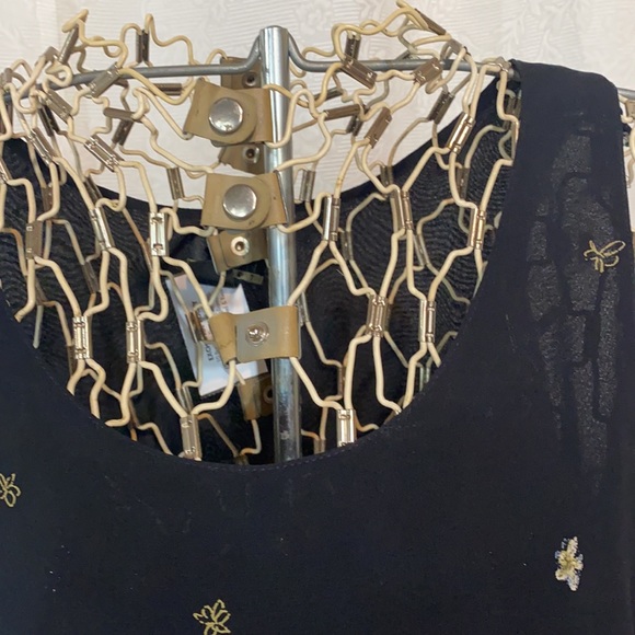 Sigrid Olsen sport black sleeveless lined dress. - Picture 5 of 10